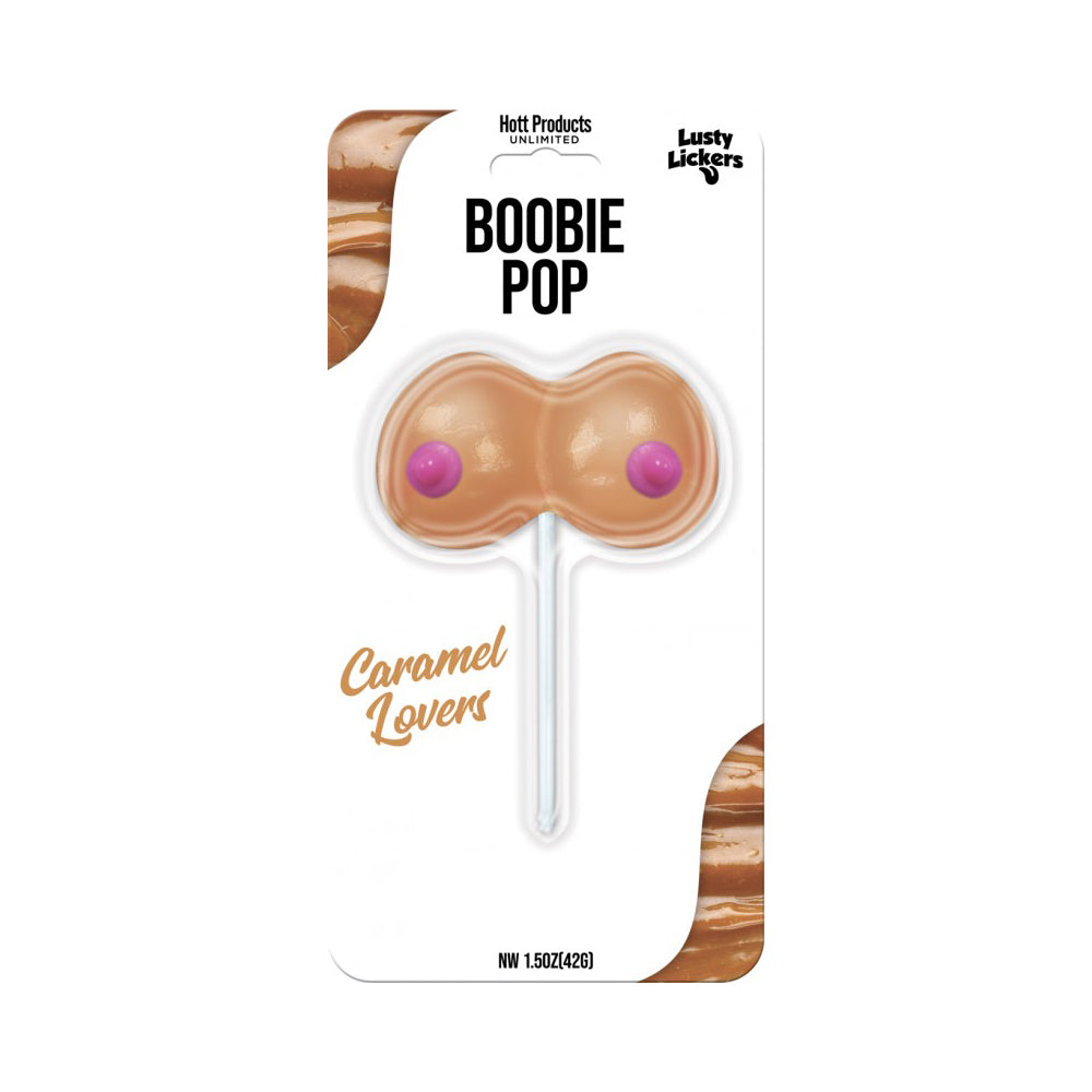 Lusty Lickers Boobie Pop - Caramel Hott Products