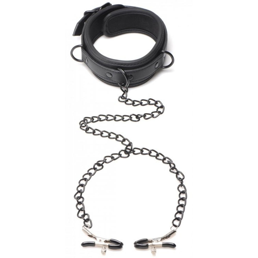 Collared Temptress Collar/Nipple Clamps XR LLC