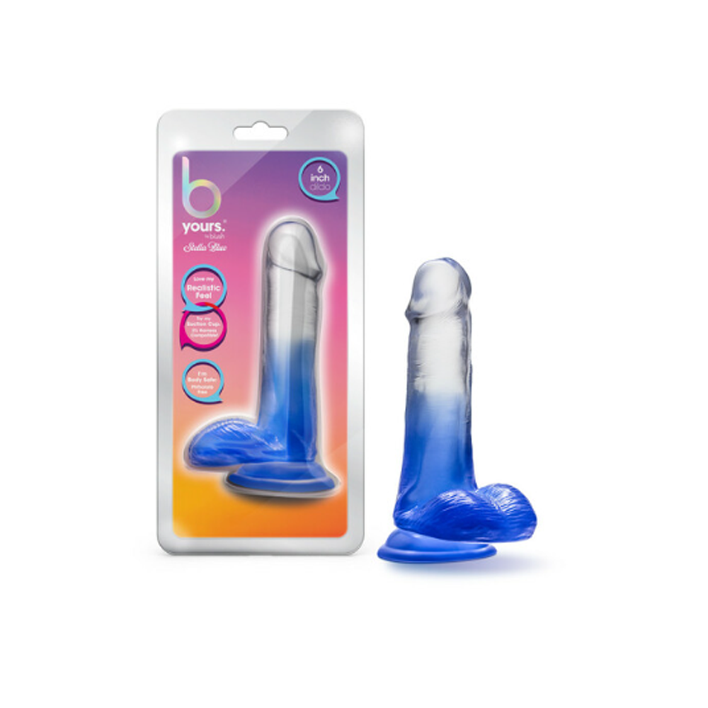 B Yours Stella Blue - 7" Dildo - Blue Blush Novelties dba Vee International In