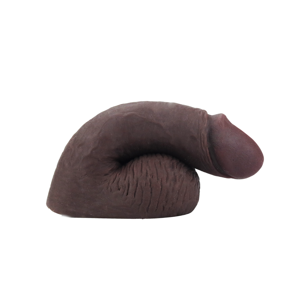 Gender Fluid Soft Packer 5" -Dark Brown*