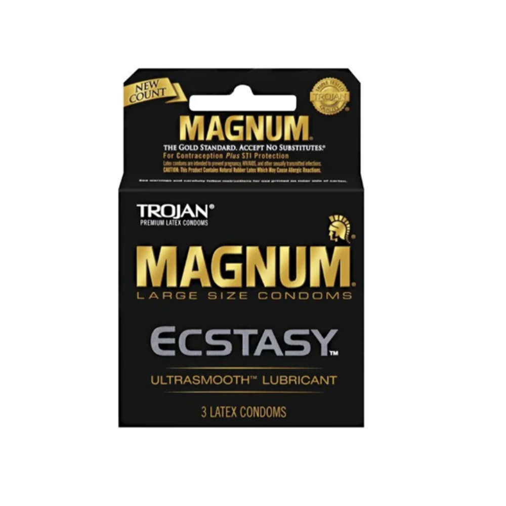 Trojan Magnum Ecstasy Condoms - 3 pk Shibari & Voodo dba Thank Me Now Inc