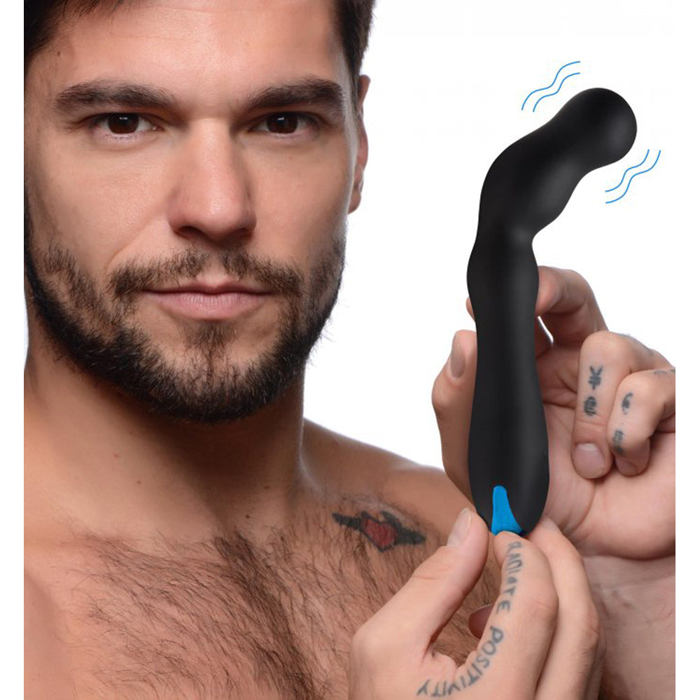 12X Silicone Beaded Prostate Vibrator XR LLC