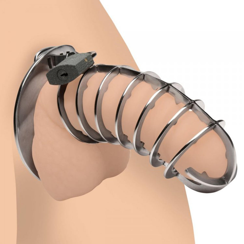 Stainless Spiked Chastity Cage *bulk pkg XR LLC