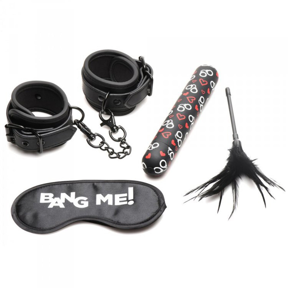 Bondage Kit - XL Bullet, Cuffs, Tickler* XR LLC