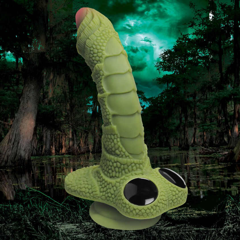 Swamp Monster Scaly Silicone Dildo * XR LLC