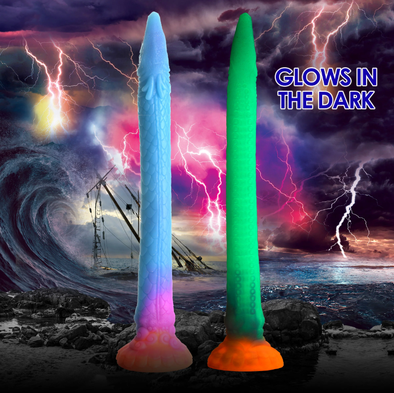 Makara Glow-In-Dark Silicone Snake Dildo XR LLC