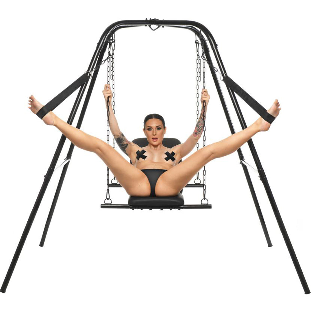 Throne Adjustable Sex Sling With Stand XR LLC