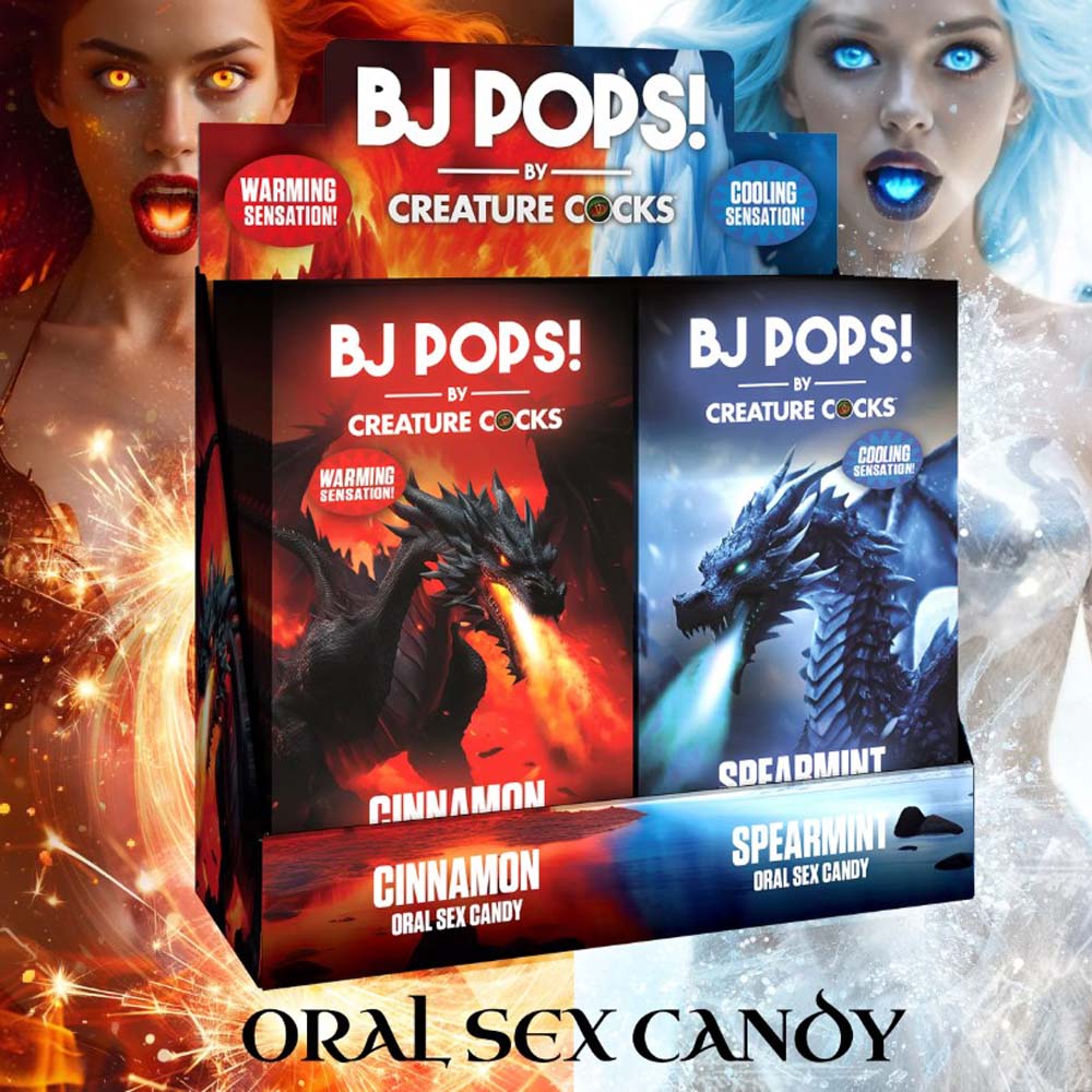 Creature Cocks BJ Pops Display 24 pcs XR LLC