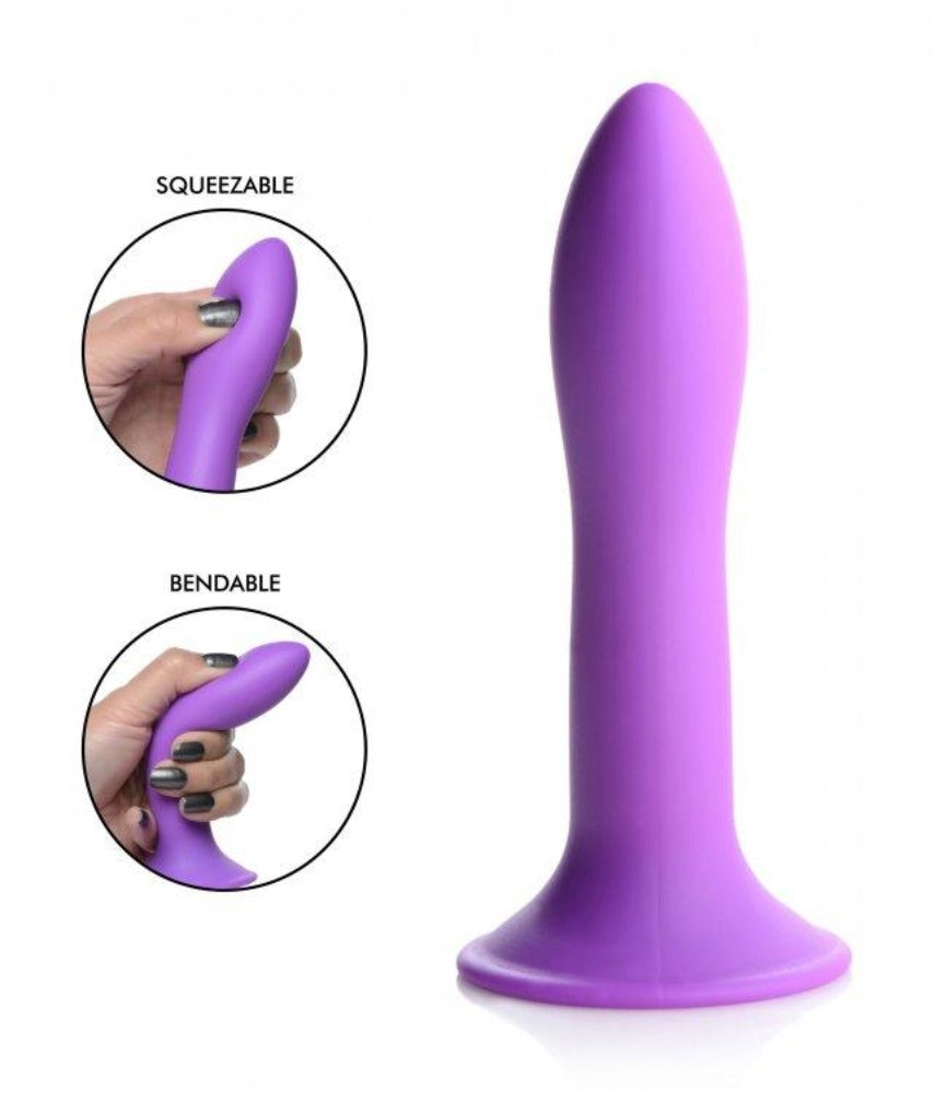 Squeezable Slender Dildo - Purple XR LLC