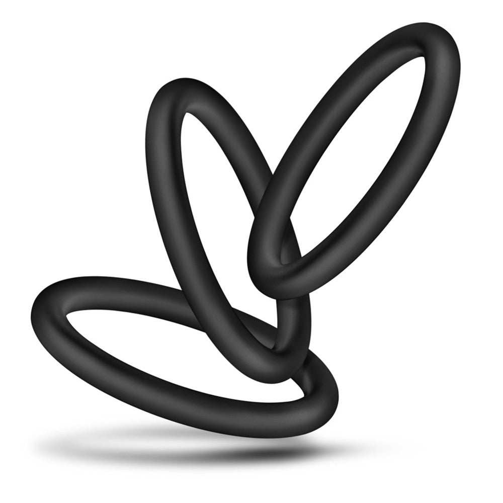 Silicone Cock Ring Trio - foil package* EP Products Canada Inc