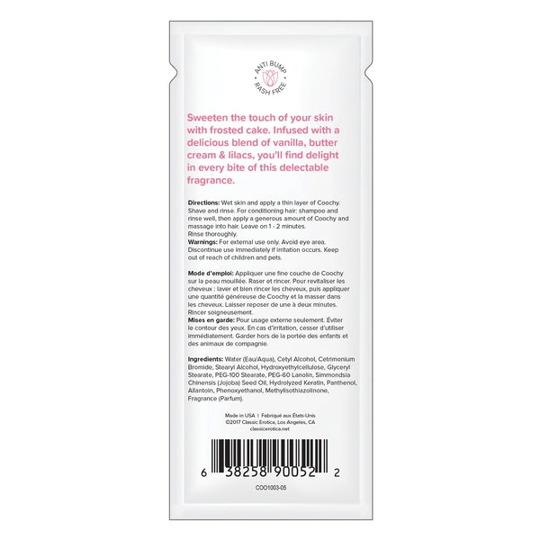 Frosted Cake Shave Cream.5oz Foil