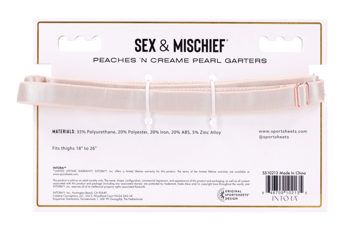 Peaches 'n CreaMe Pearl Garters