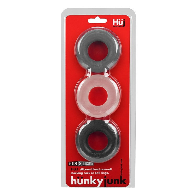 HUJ3 c-ring 3-pack, TAR MULTI - Tar/Ice/Stone