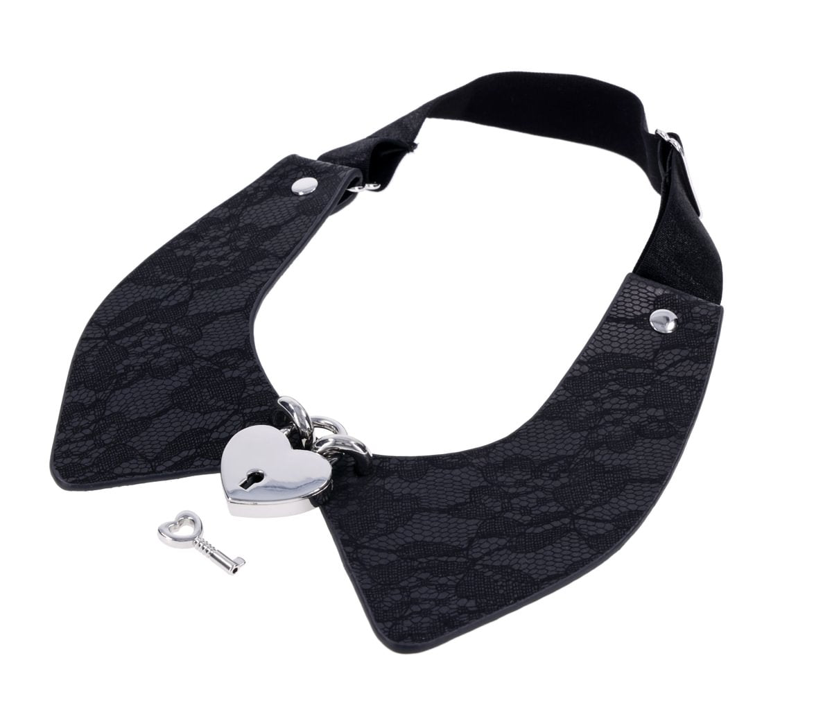 Heartbound Lace Day Collar - Black
