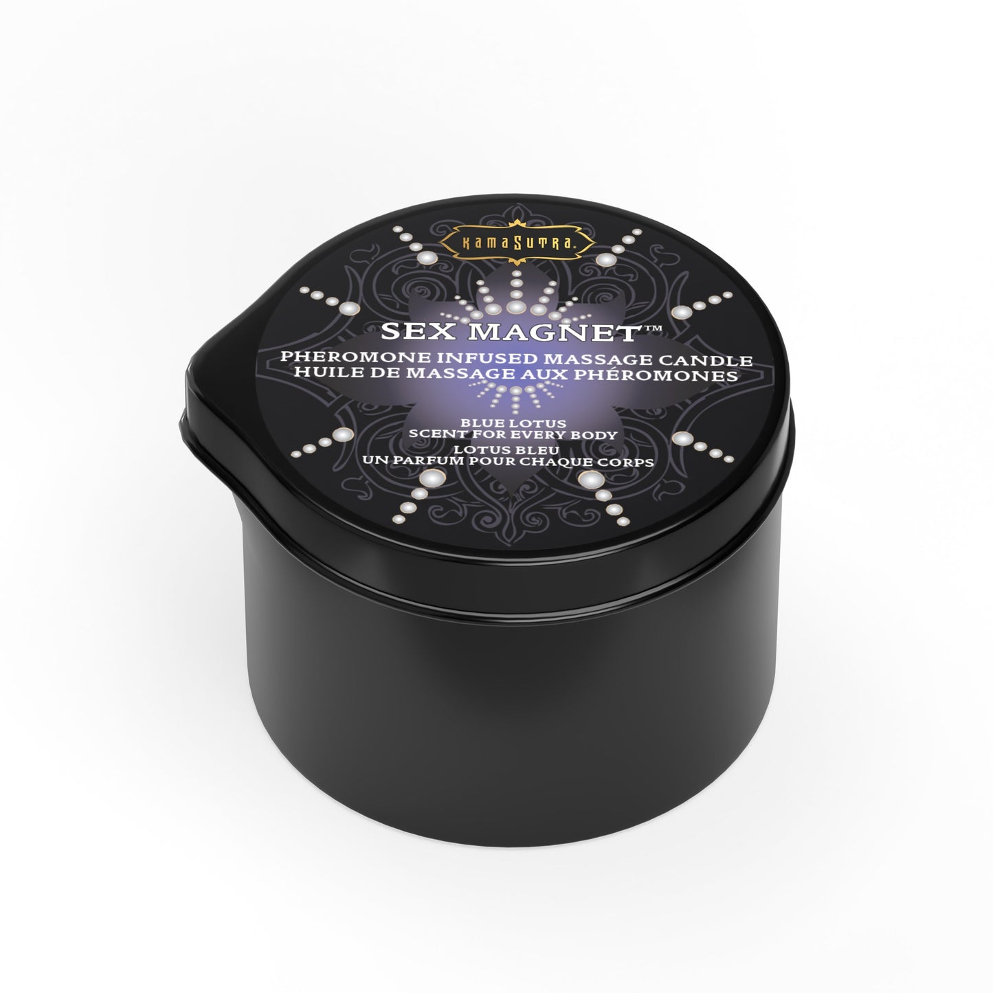Sex Magnet Pheromone - Blue Lotus Massage Candle (with pour spout)   2 oz/59 g