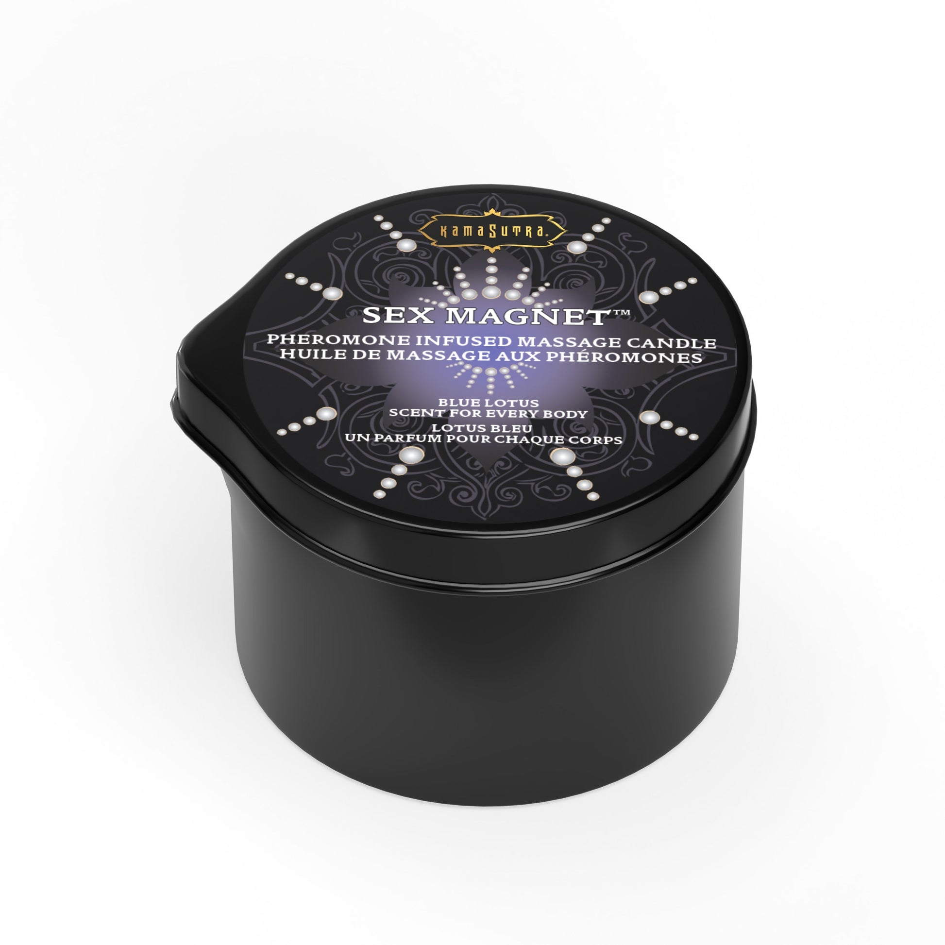 Sex Magnet Pheromone - Blue Lotus Massage Candle (with pour spout)   2 oz/59 g