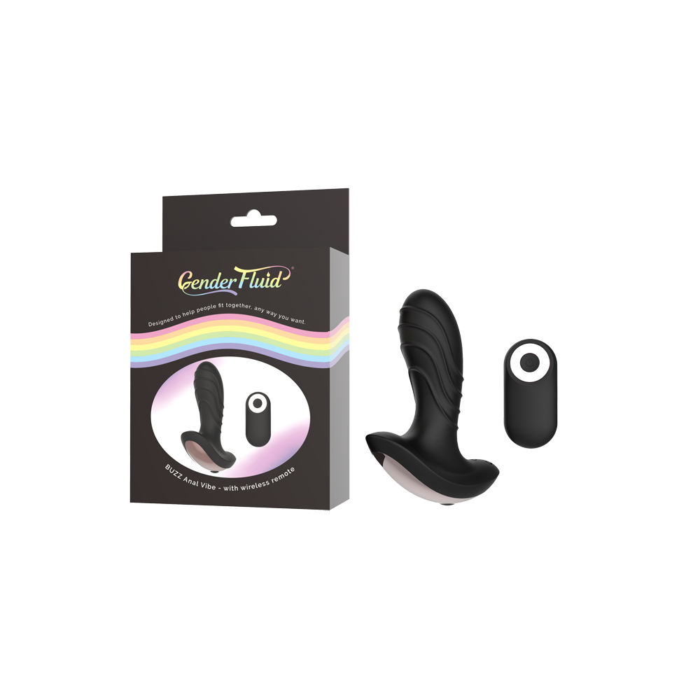 Gender Fluid Buzz Remote Anal Vibe *