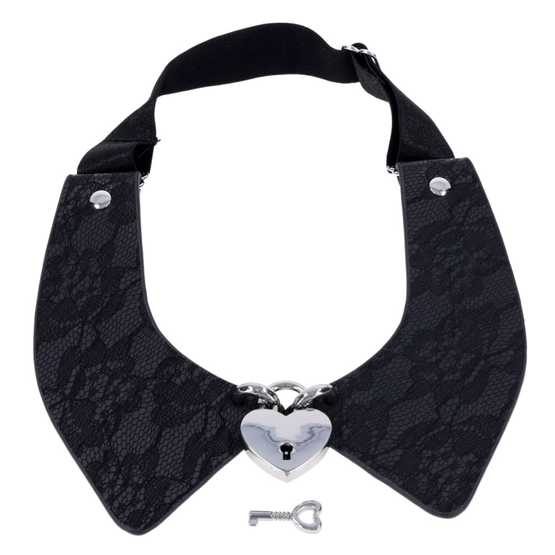 Heartbound Lace Day Collar - Black
