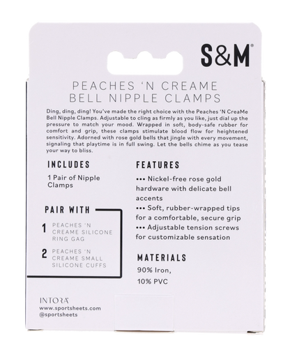 Peaches 'n CreaMe Bell Nipple Clamps