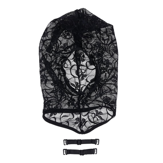 Lace Hush Hood - Black