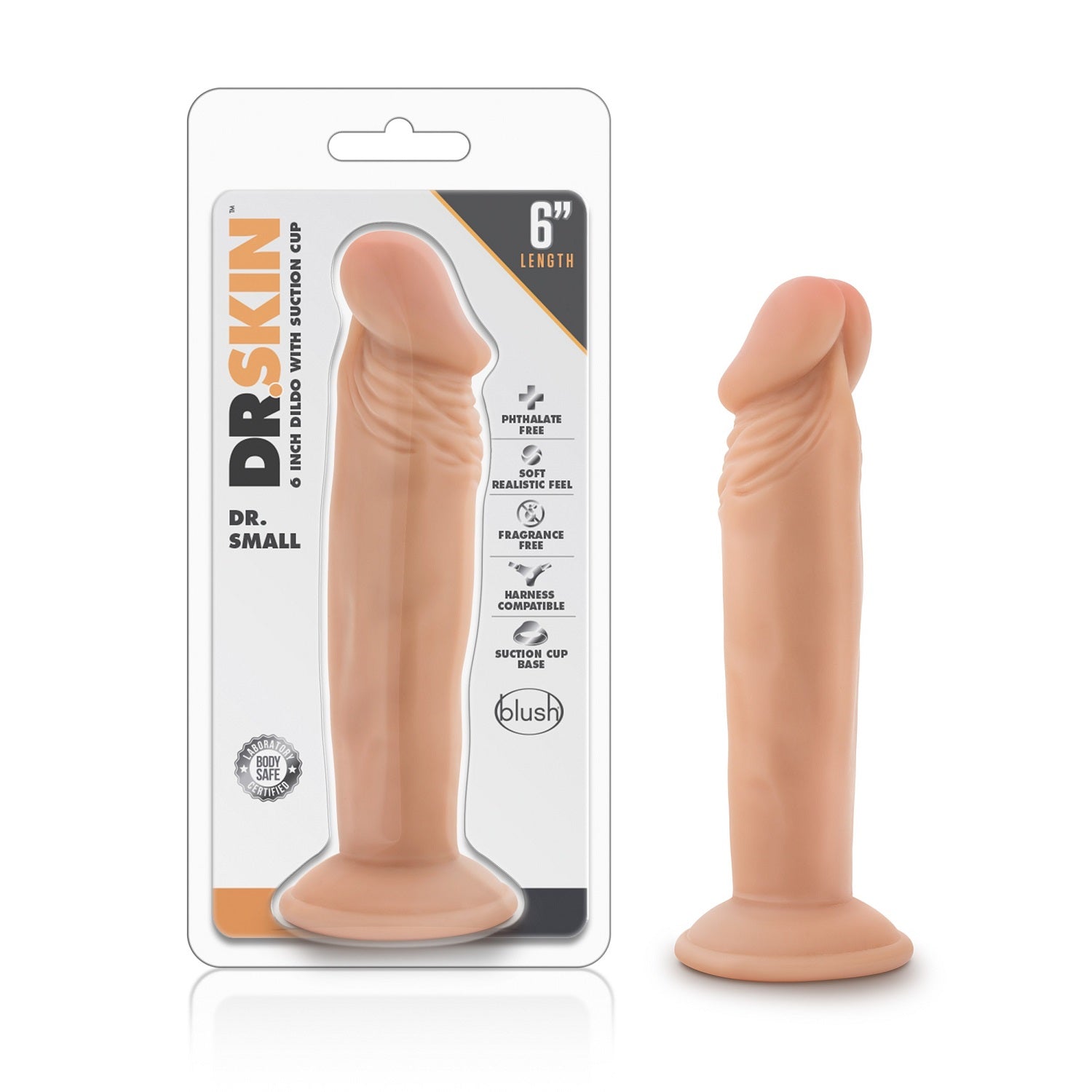 Dr Skin 6" Dildo Dr. Small - Vanilla Blush Novelties dba Vee International In