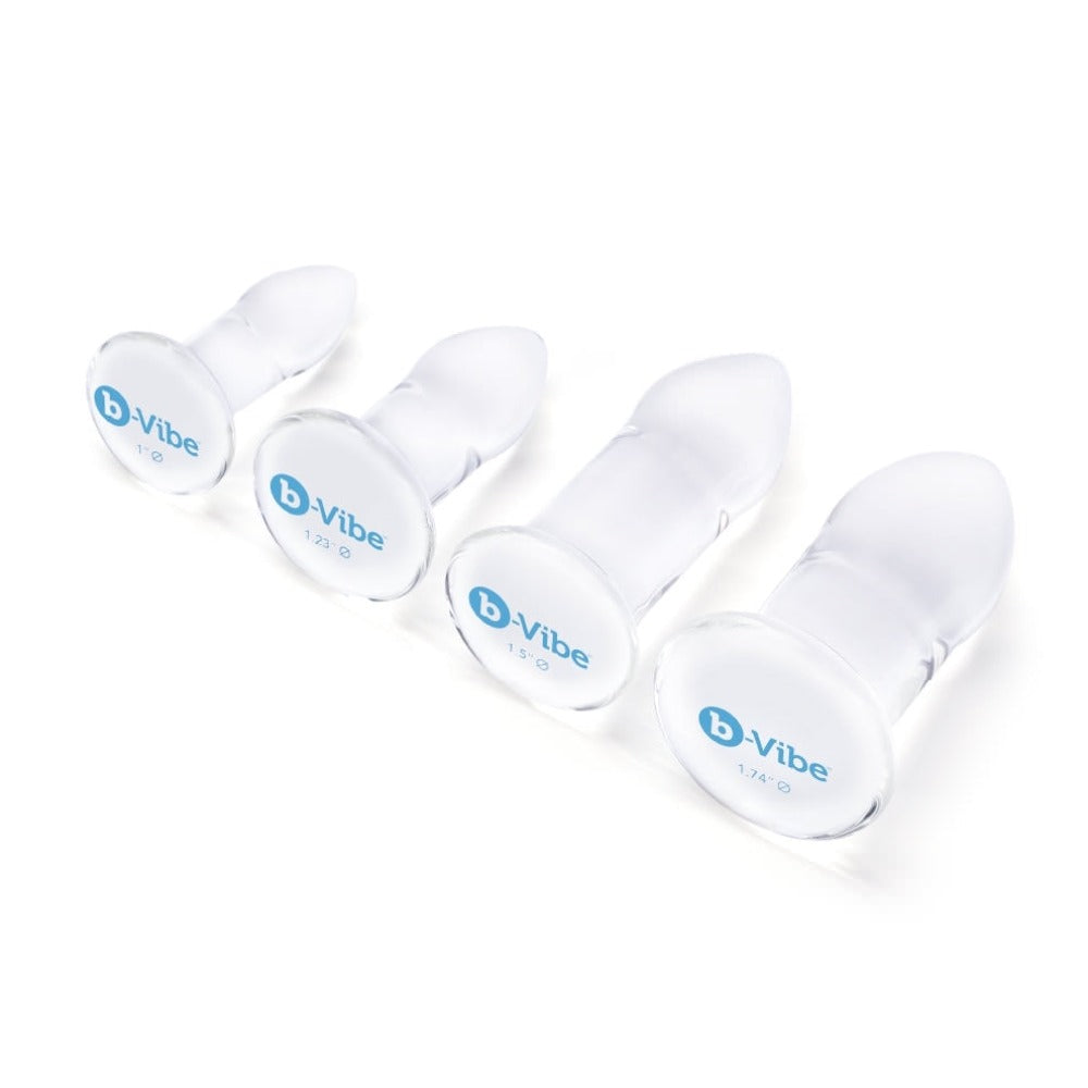 b-Vibe Anal Dilators Set - 4 pc glass *