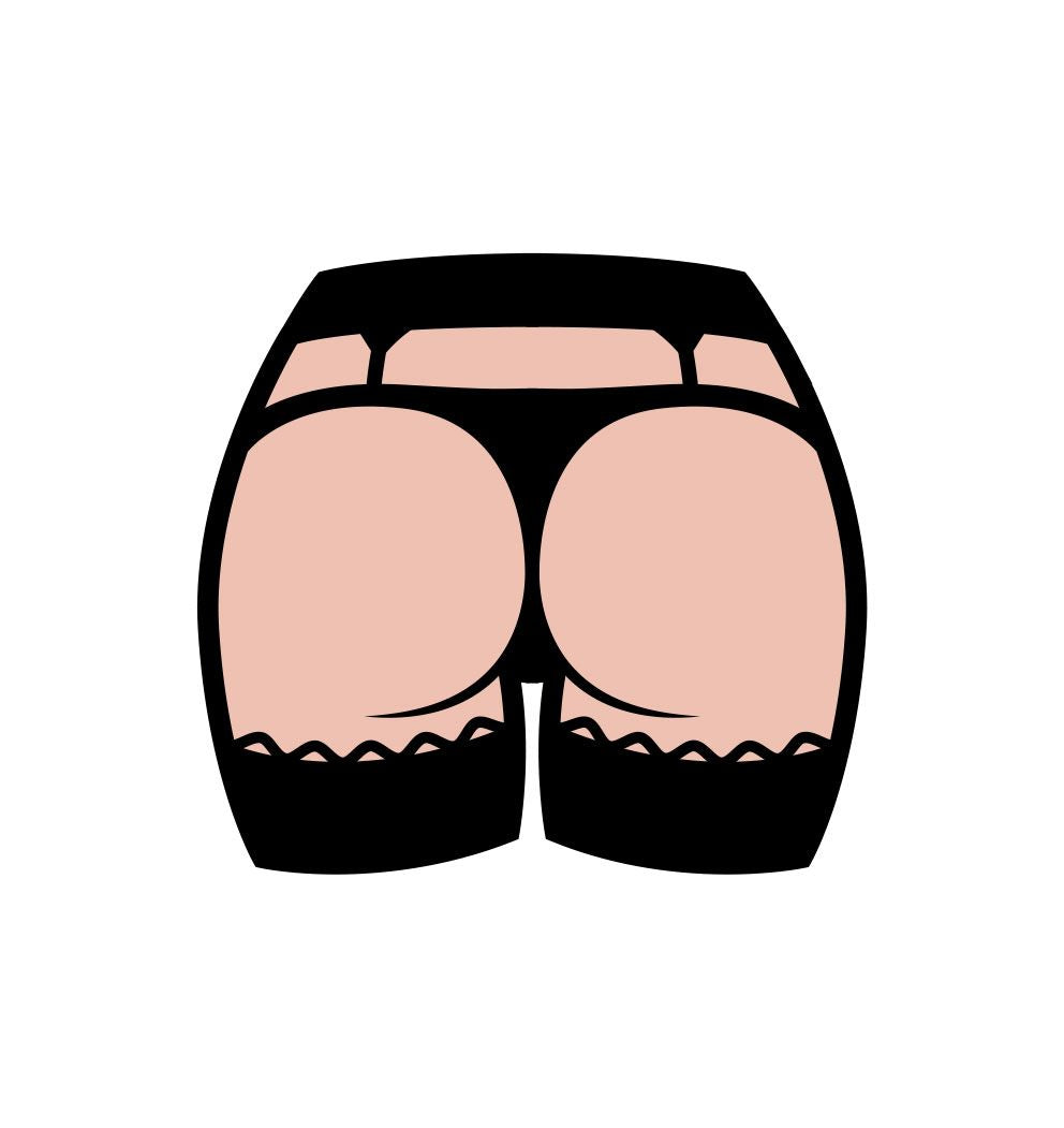 Enamel Pin: Sexy Butt