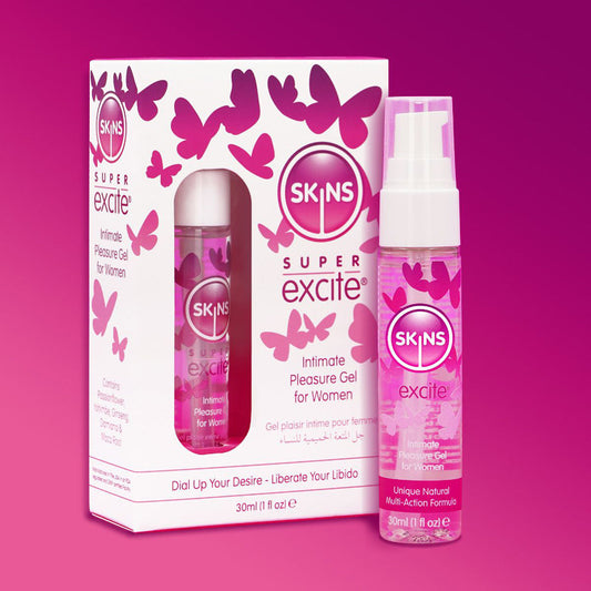 Skins Super Excite Clitoral Gel 1oz/30ml