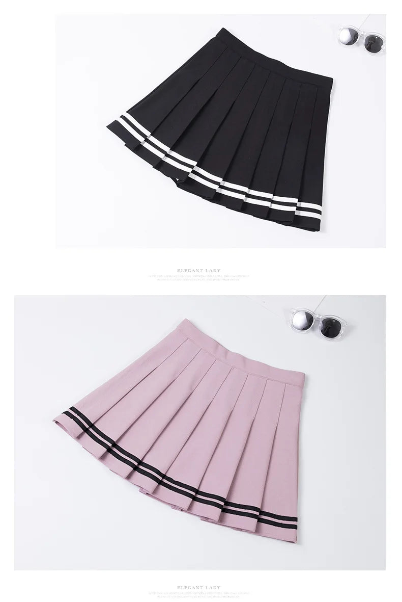 Flirty Pleated Mini Skirt – Sexy Korean Harajuku Tennis Skirt for Sport & Play
