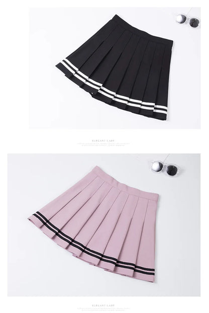 Flirty Pleated Mini Skirt – Sexy Korean Harajuku Tennis Skirt for Sport & Play