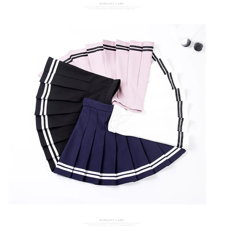 Flirty Pleated Mini Skirt – Sexy Korean Harajuku Tennis Skirt for Sport & Play