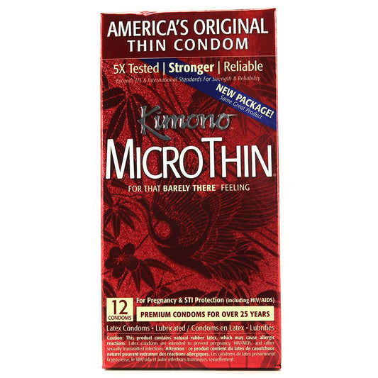 Kimono MicroThin  Condoms - 12 pk