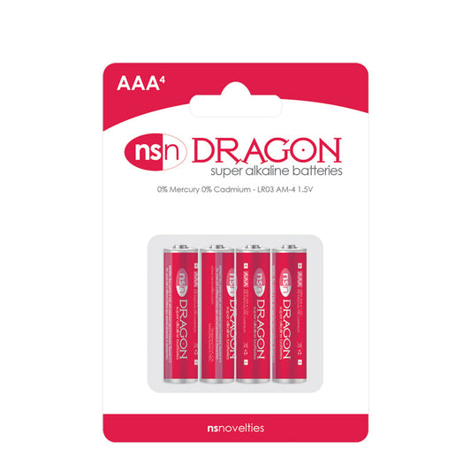 Dragon 4 pk Alkaline AAA