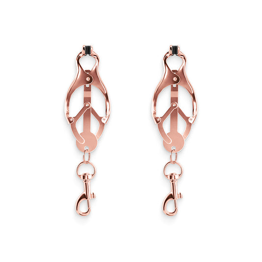 Bound Nipple Clamps - C3 - Rose Gold