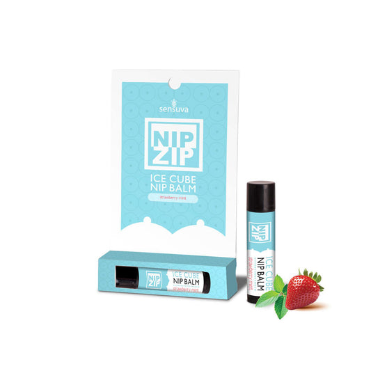 Nip Zip Ice Cube Nipple Balm -Strawberry Sensuva dba Valencia Naturals LLC