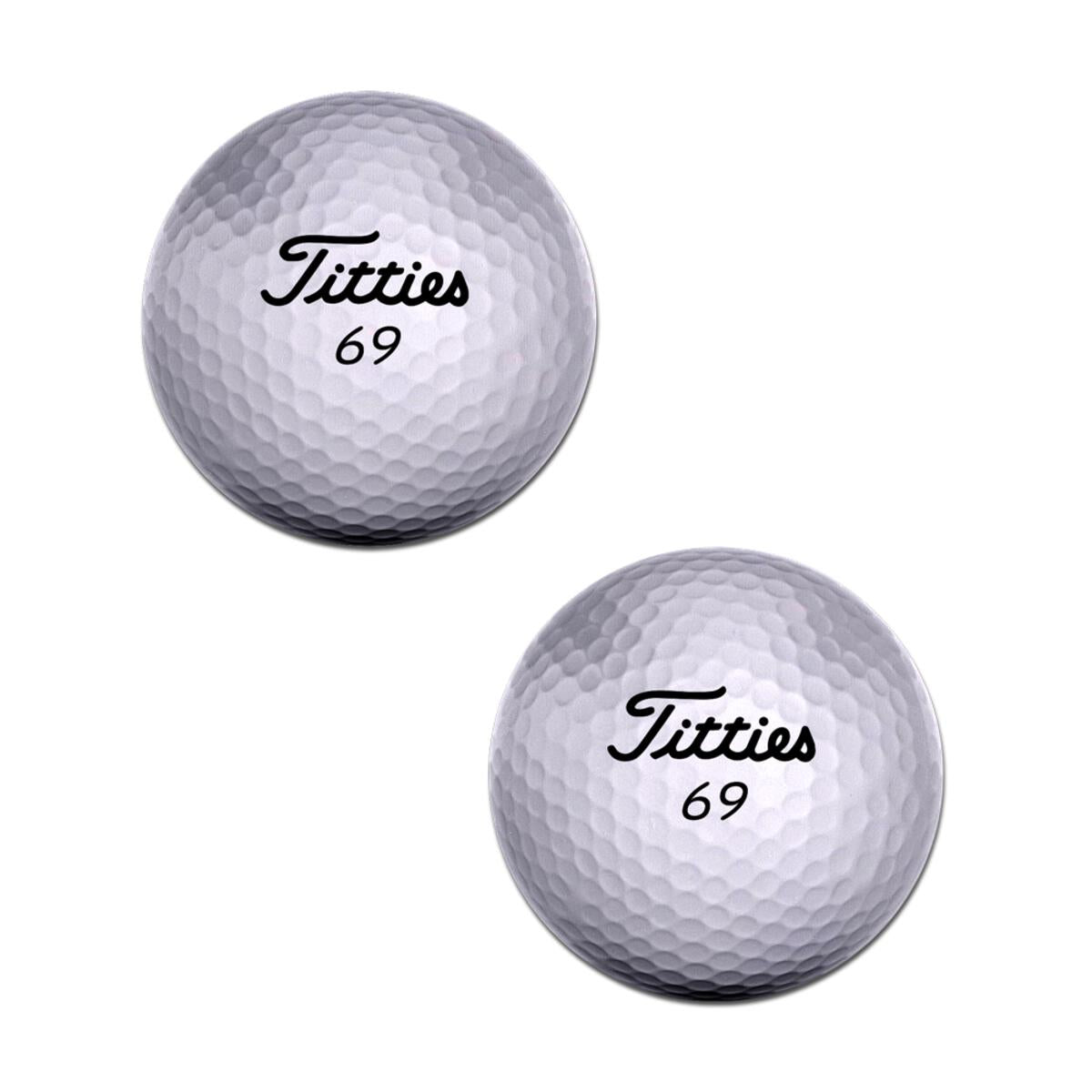 Golfball Pasties 'Titties' Logo Pastease Pasties