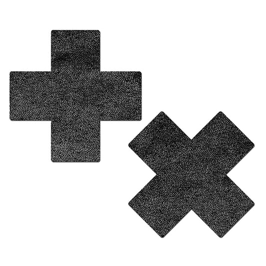 Pastease x + Liquid Black Pastease Pasties