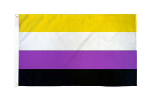 Non-Binary Flag 2' x 3' Polyester Flags Importer