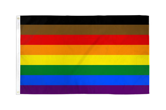 Philly Rainbow Flag 3x5ft Polyester Flags Importer