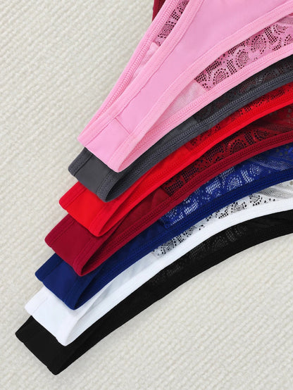 7-Piece Sexy Thong Set – Low-Rise G-Strings for Ultimate Comfort