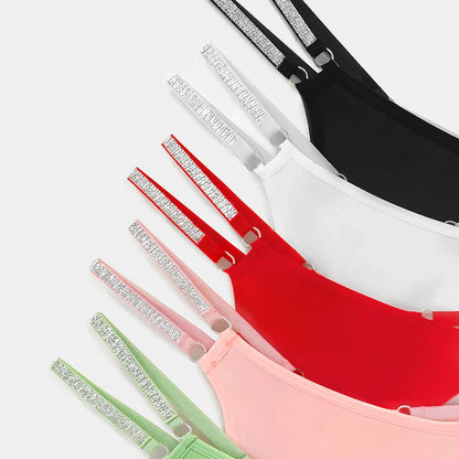 Dazzle Strap G-String Set – 5pcs Sexy Low Waist Thongs