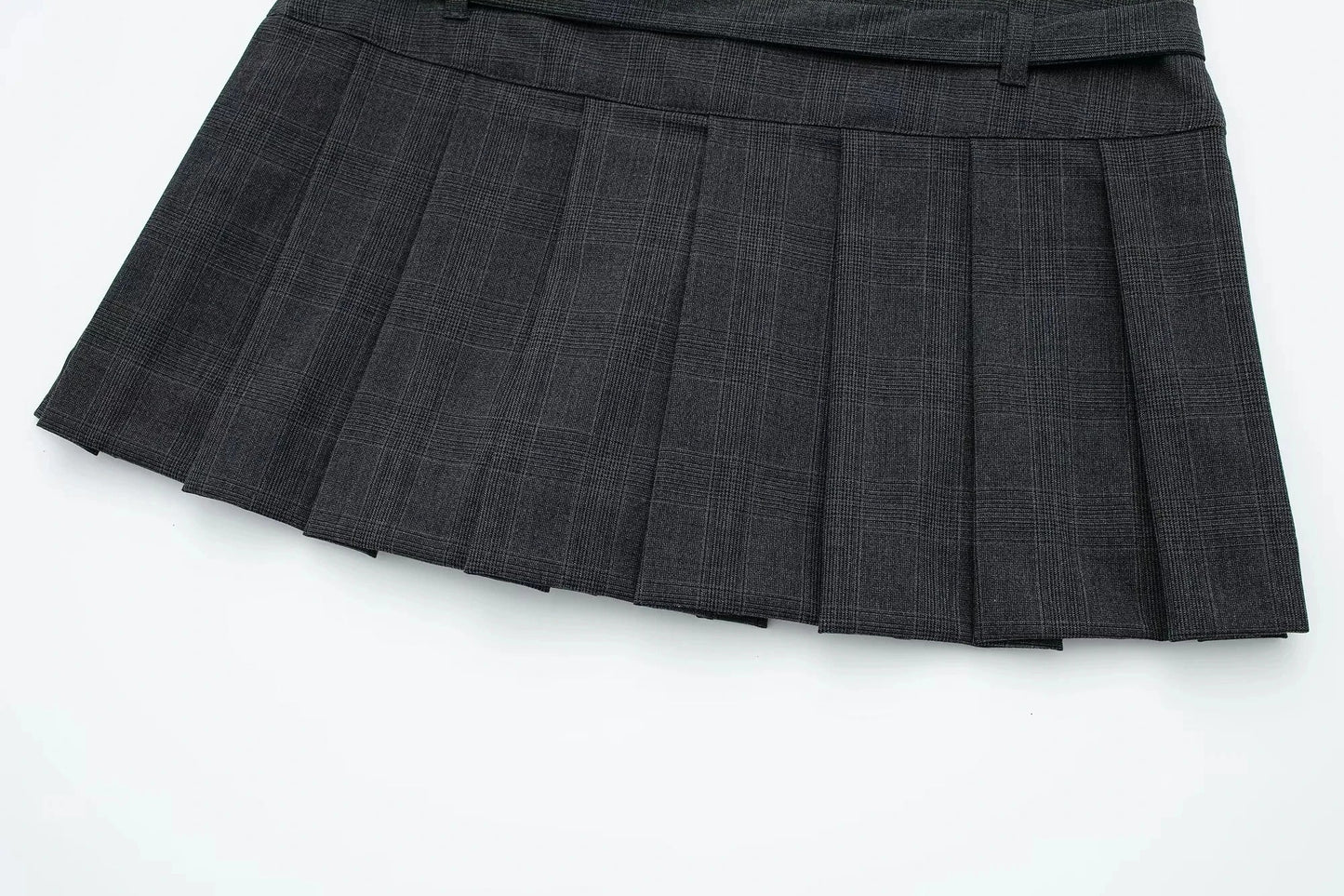 Sexy High-Waist Pleated Mini Skirt