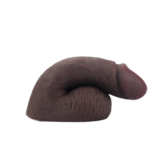 Gender Fluid Soft Packer 5" -Dark Brown*