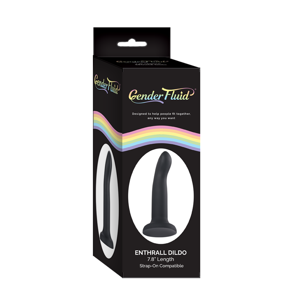 Gender Fluid Enthrall 7.8" Dildo - Black