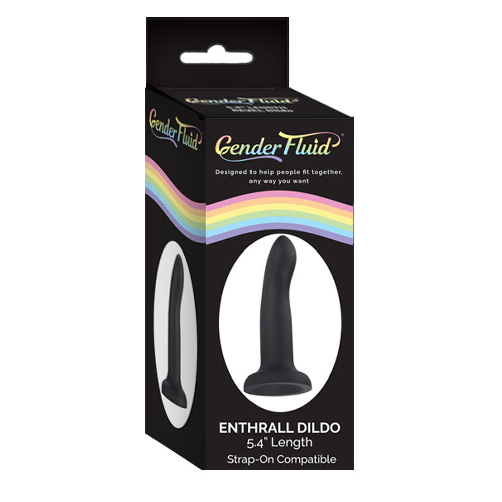 Gender Fluid Enthrall 5.4" Dildo - Black