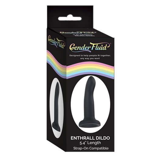 Gender Fluid Enthrall 5.4" Dildo - Black