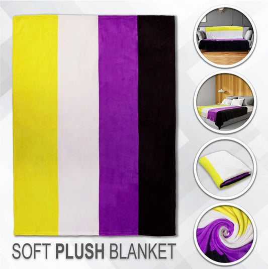 Non-Binary Polar Fleece Blanket 50"x60" Flags Importer