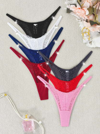 7-Piece Sexy Thong Set – Low-Rise G-Strings for Ultimate Comfort