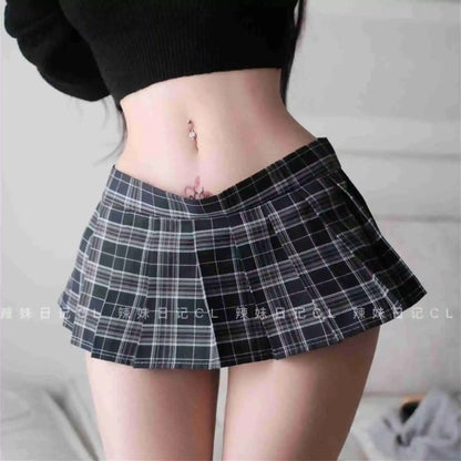Seductive Schoolgirl Pleated Skirt