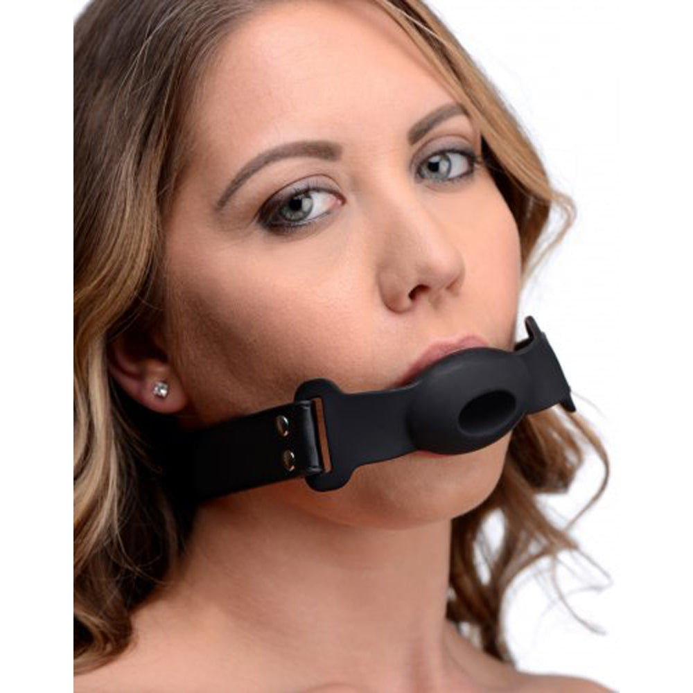 Strict Hollow Silicone Gag  * XR LLC